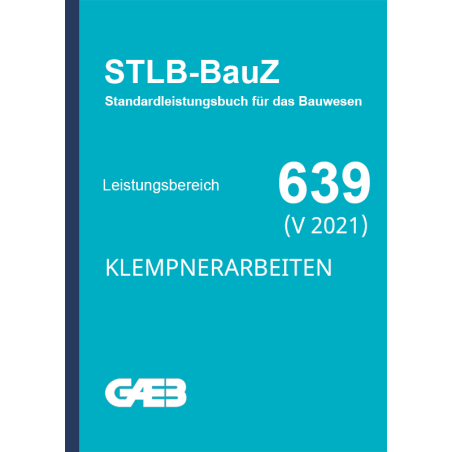 Standardleistungsbuch für Zeitarbeitsverträge für das Bauwesen 639 im GAEB Format