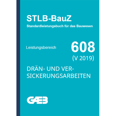 Standardleistungsbuch für Zeitarbeitsverträge für das Bauwesen 608 im GAEB Format