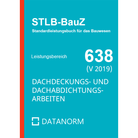 Standardleistungsbuch für Zeitarbeitsverträge für das Bauwesen STLB-BauZ 638 im Datanorm Format