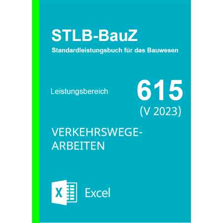 STLB-BauZ 615 Verkehrswegearbeiten (2023) Excel