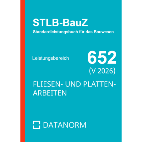 Standardleistungsbuch für Zeitarbeitsverträge für das Bauwesen 652 im Datanorm Format