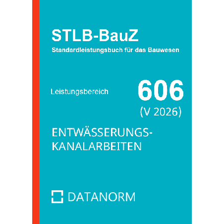 Standardleistungsbuch für Zeitarbeitsverträge für das Bauwesen 606 im Datanorm Format